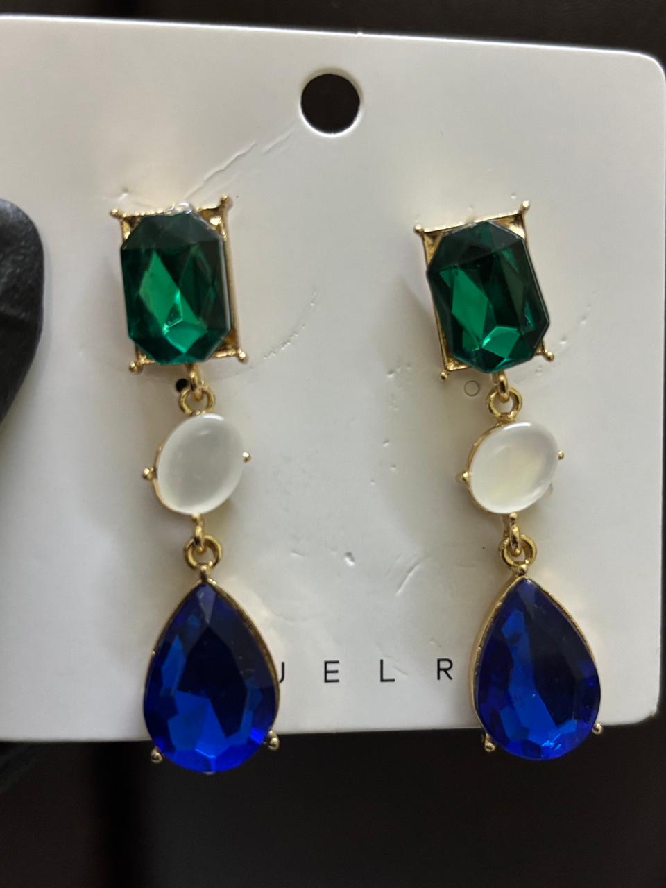 REGAL OCEAN DROP EARRINGS