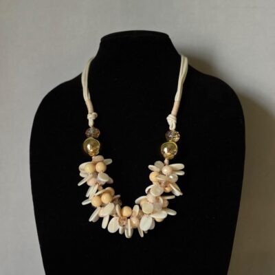 White Beachy Heavy Necklace