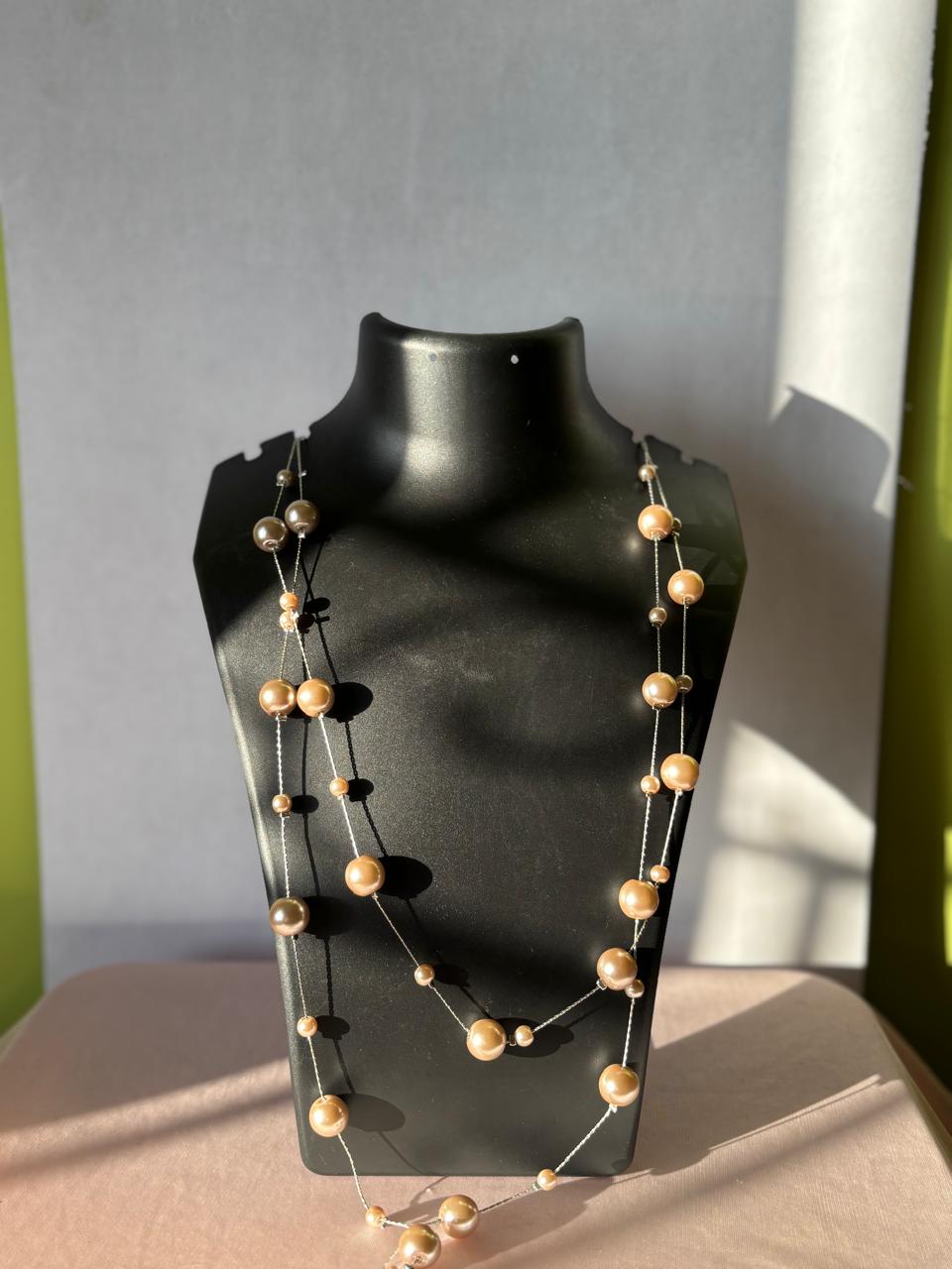 Yellow Double Layered Necklace