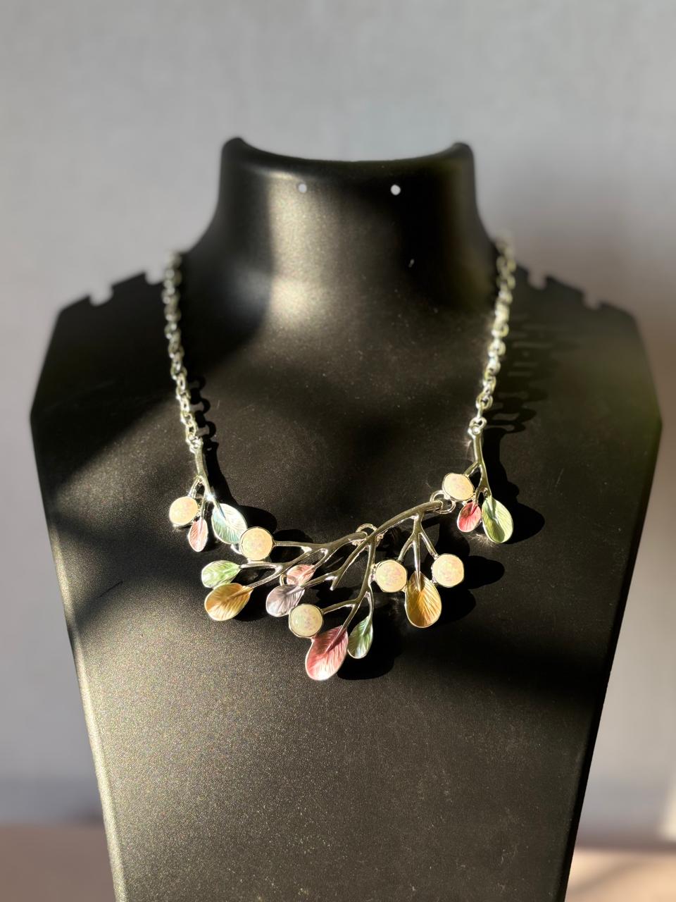 Elowen Pink Yellow Bloom Necklace