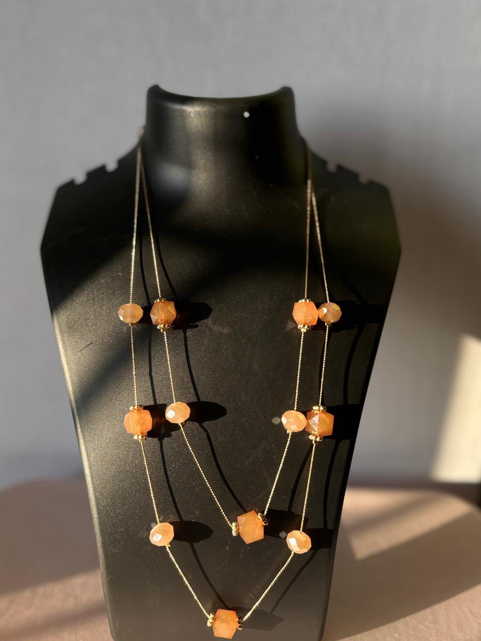 Mini Orange Radiance Necklace