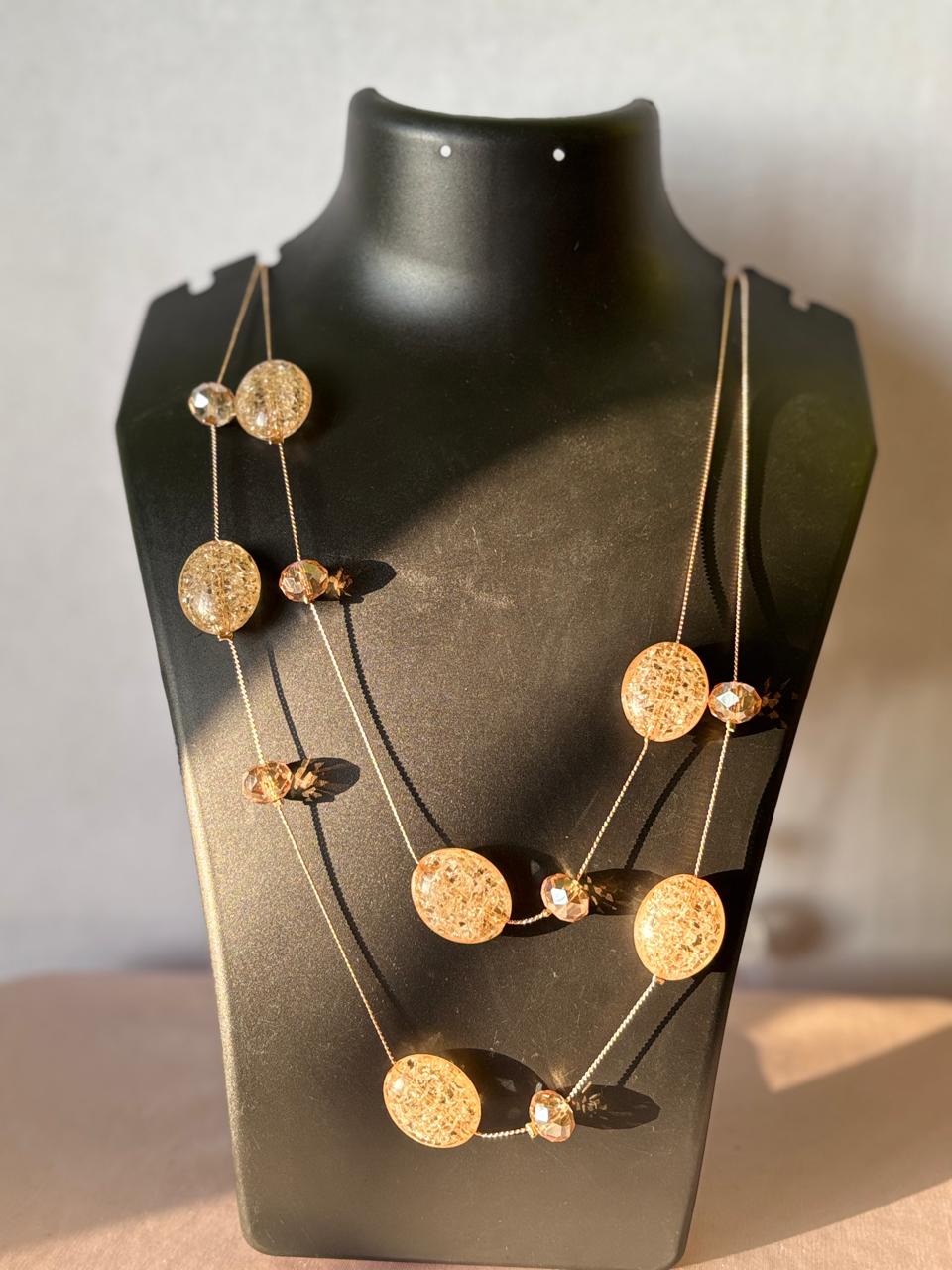 Celestara Orange Radiance Necklace