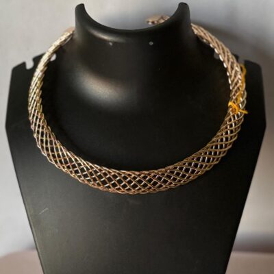 Velura Mesh Collar Coker Necklace