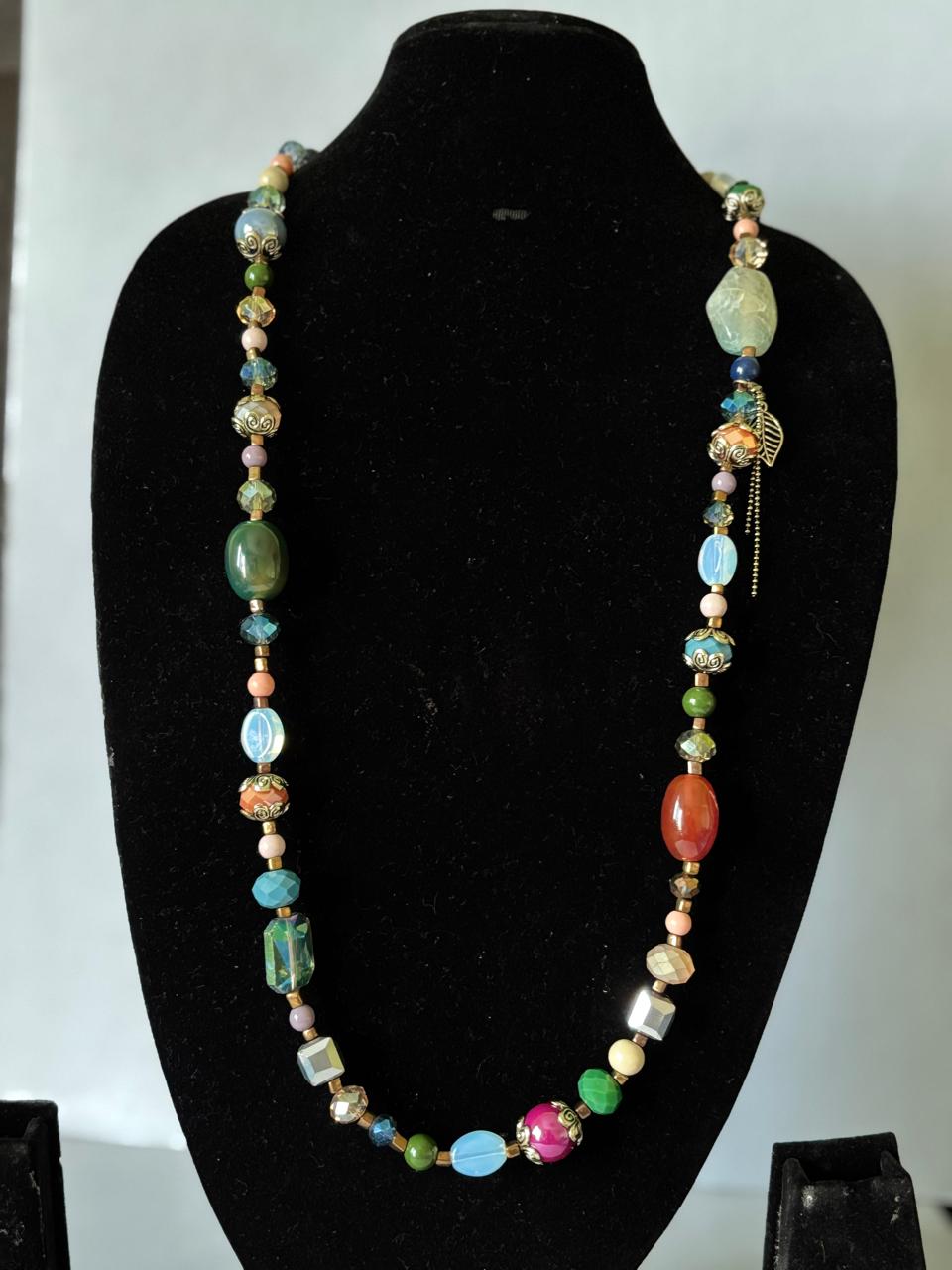 Multi Colour 2 in 1 Beaded Necklace
