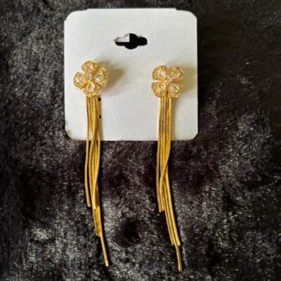 Petal Gleam Earrings with 92.5 Sterling Silver