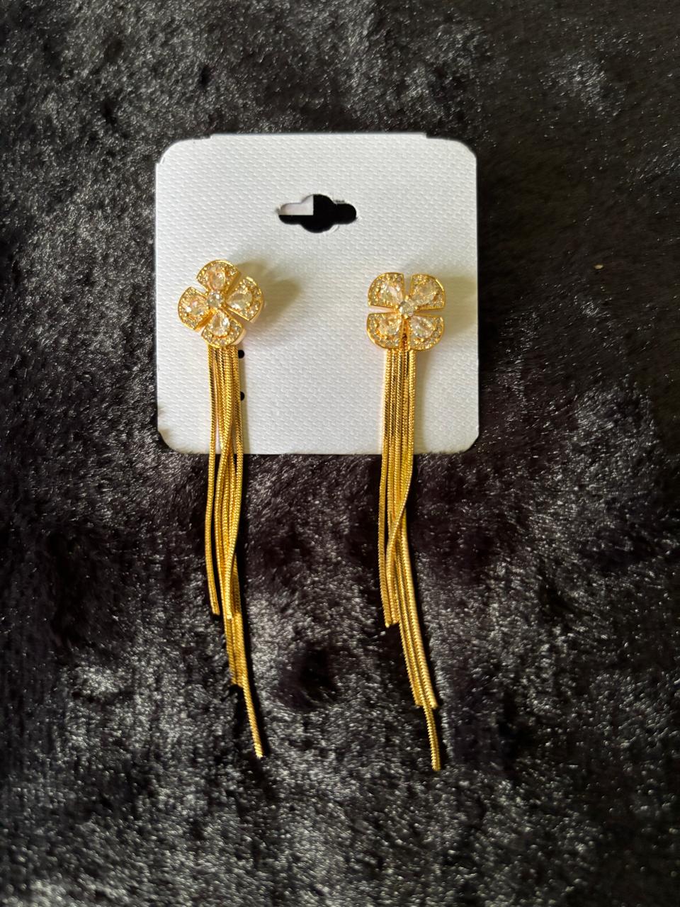 Petal Gleam Earrings with 92.5 Sterling Silver